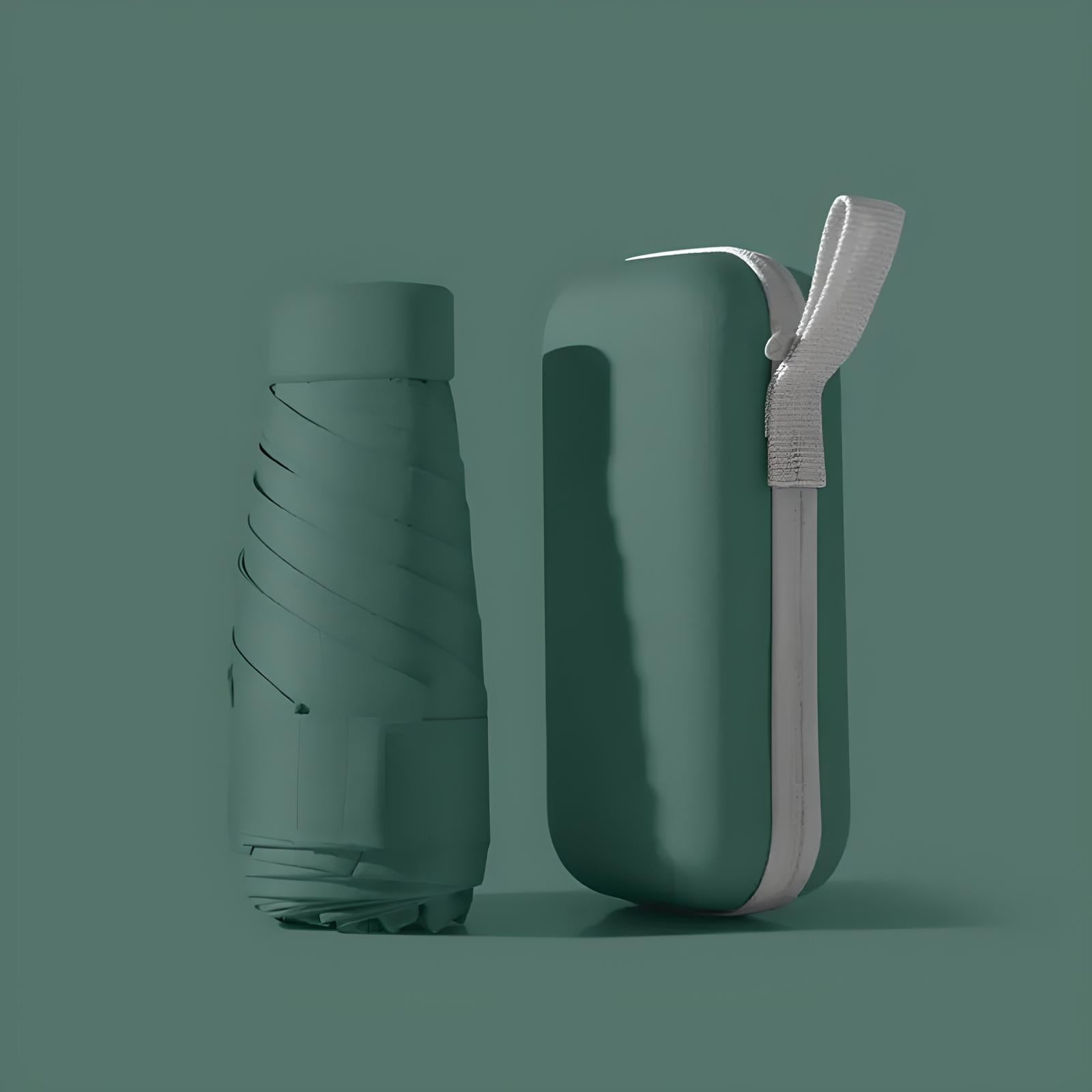 Kompakt Seyahat Şemsiyesi & Taşıma Kutusu