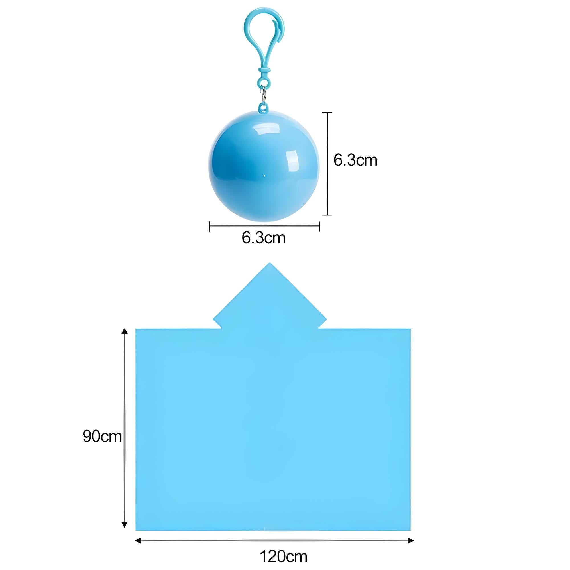 Kompakt Taşınabilir Yağmurluk