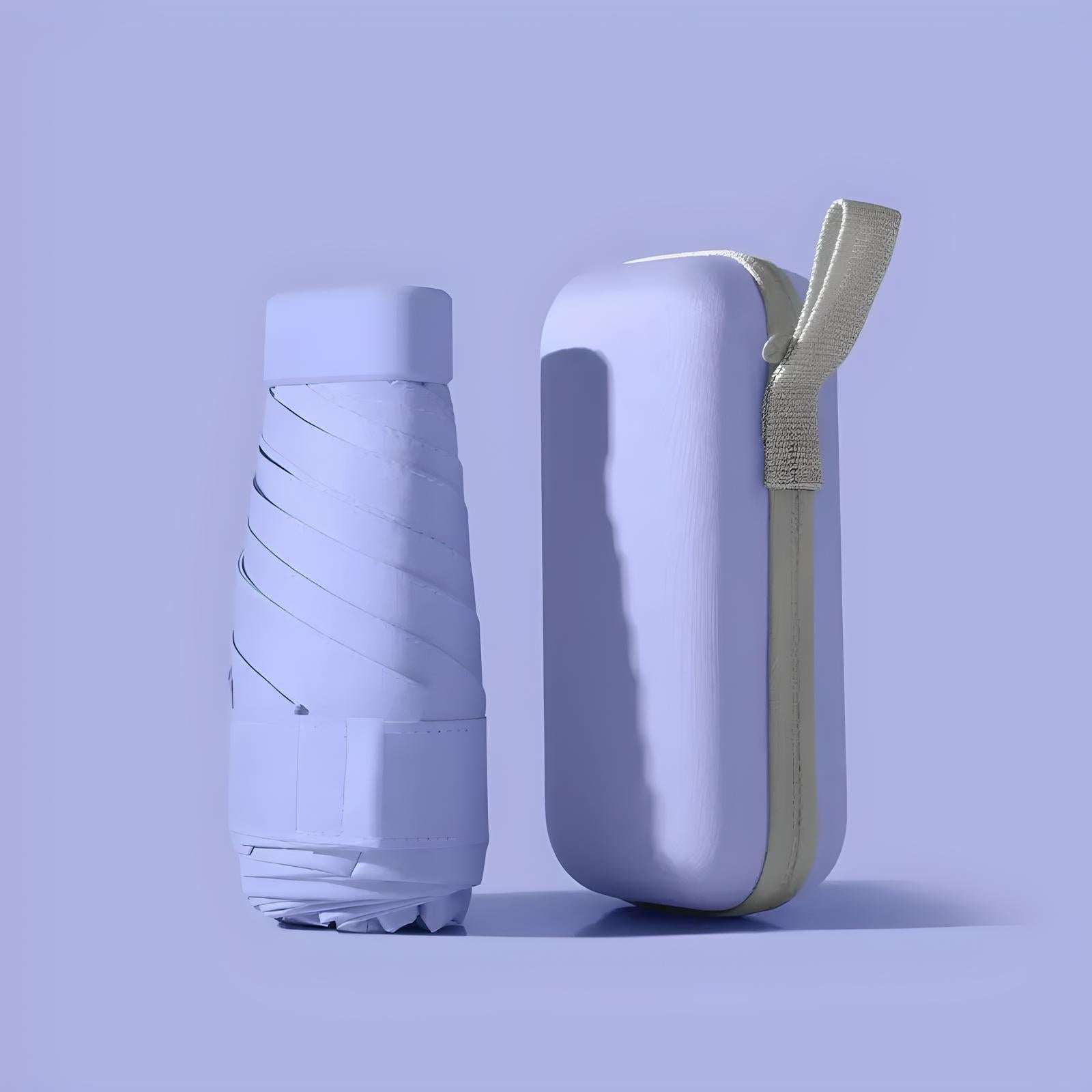 Kompakt Seyahat Şemsiyesi & Taşıma Kutusu