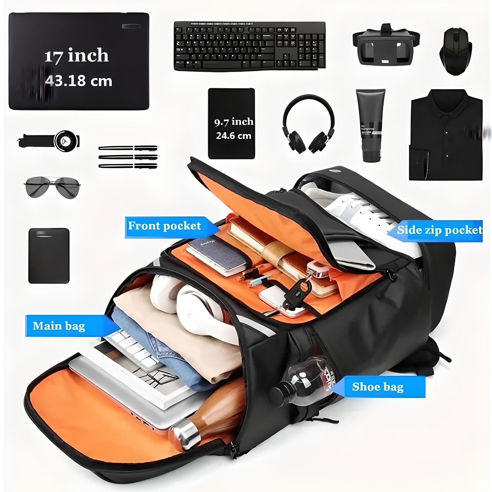 Büyük Kapasiteli Yürüyüş Sırt Çantası