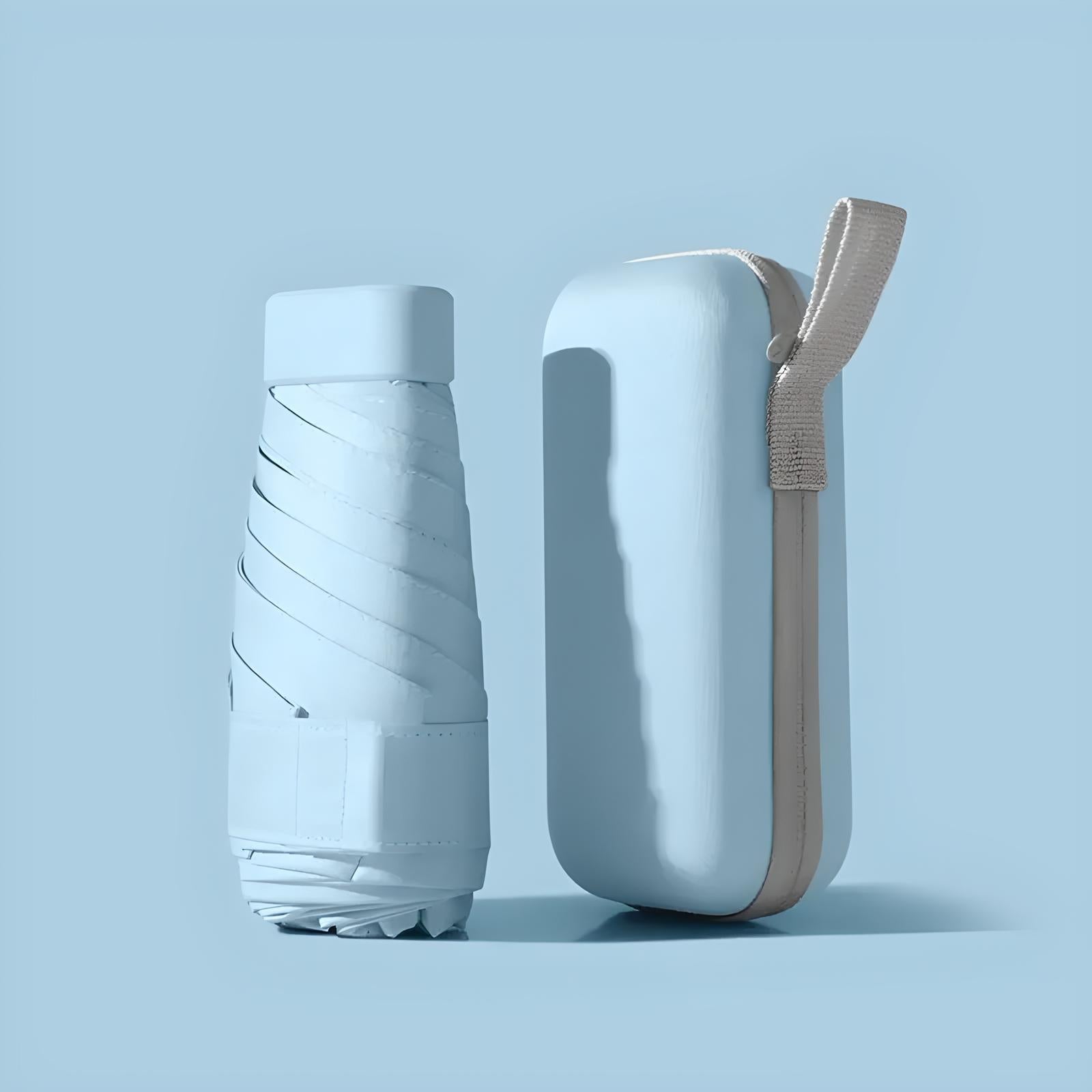 Kompakt Seyahat Şemsiyesi & Taşıma Kutusu