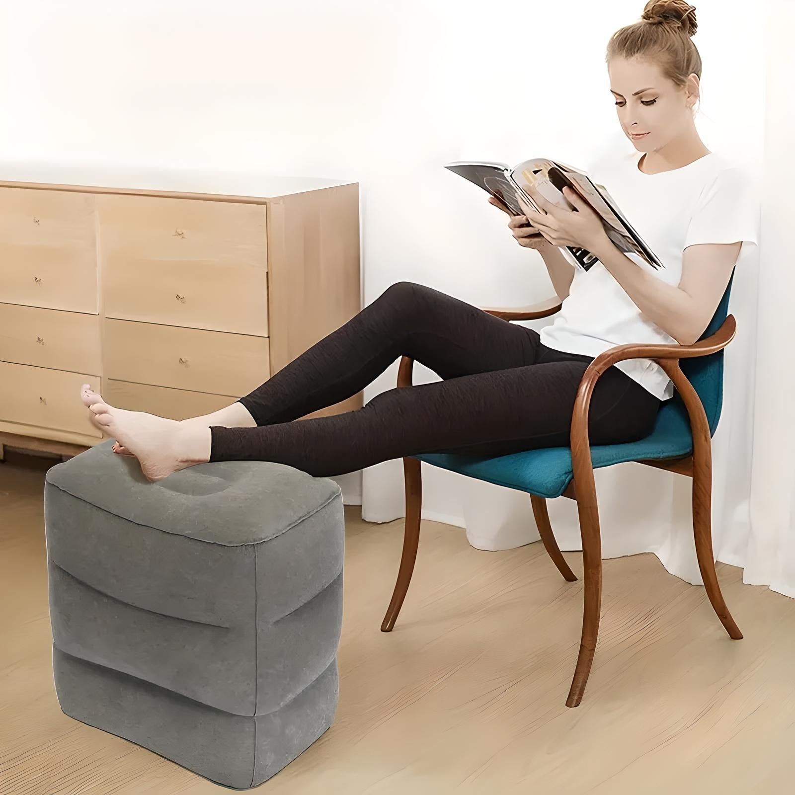 Şişirilebilir Seyahat Ayak Destek Yastığı