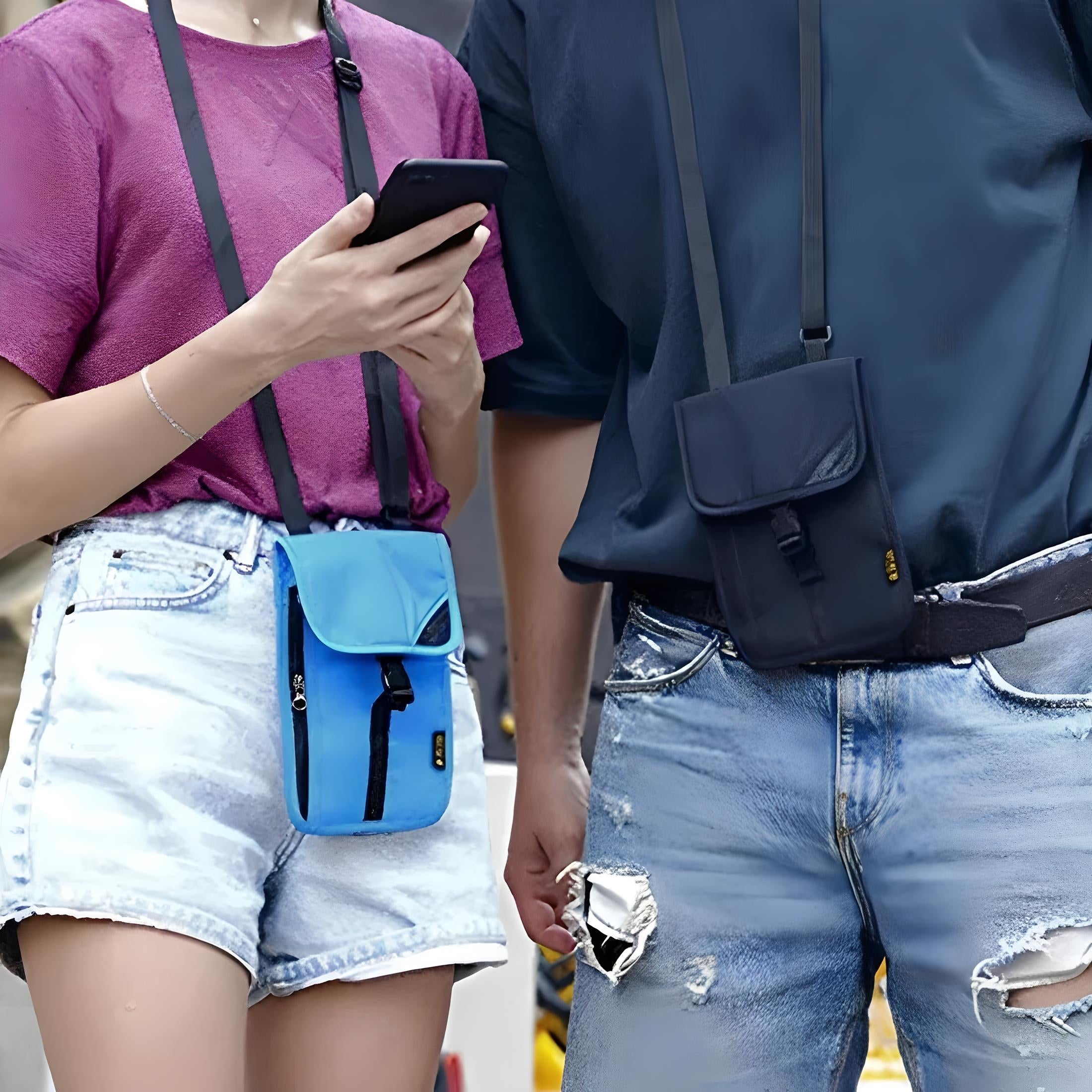 RFID Korumalı Hırsızlık Önleyici Seyahat Cüzdanı