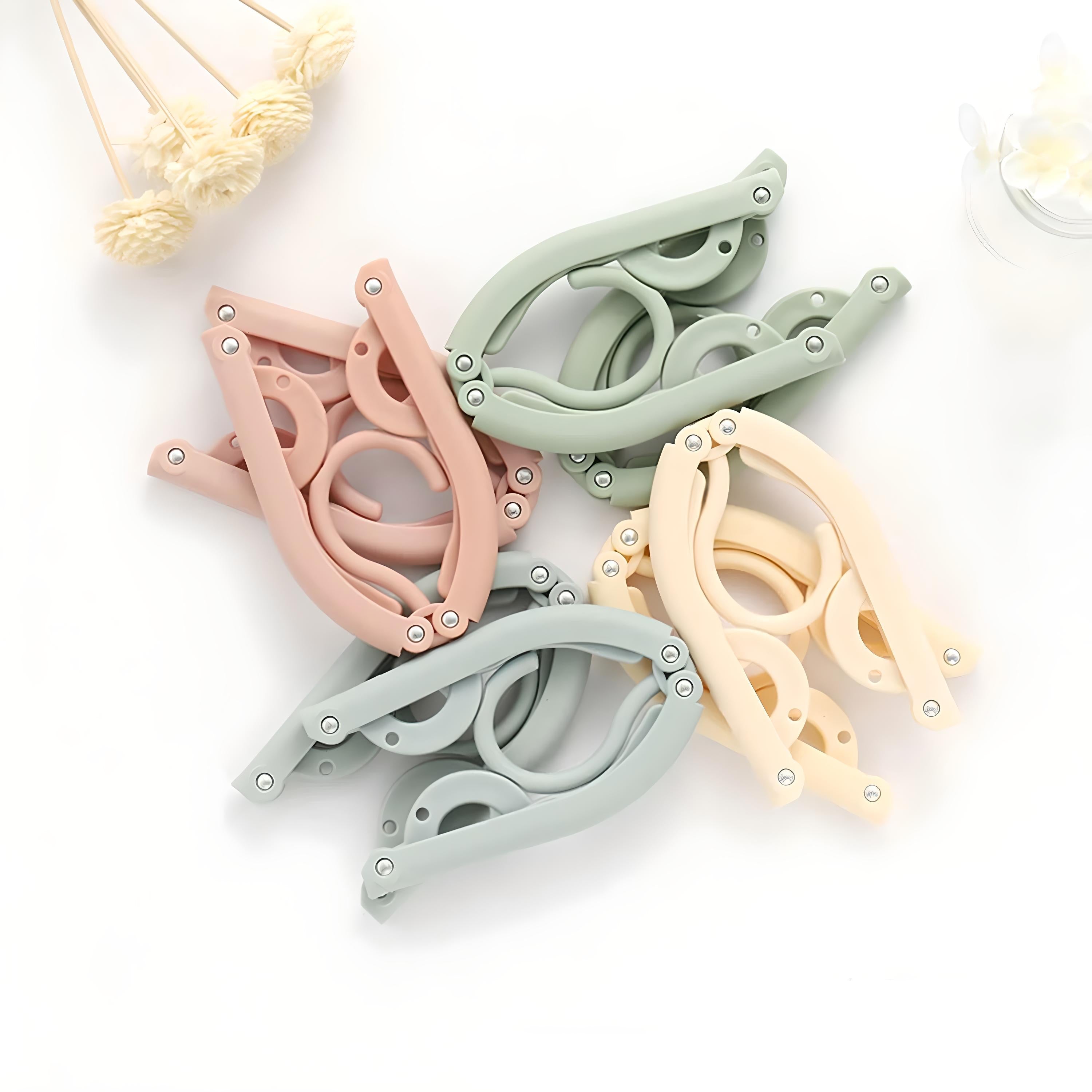 Katlanabilir Seyahat Elbise Askıları 10'lu Set